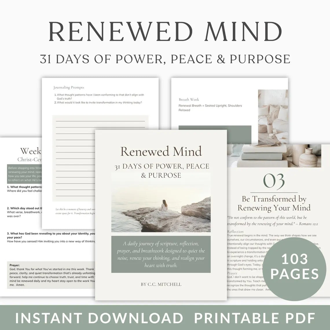 31-Day Christian Devotional Journal