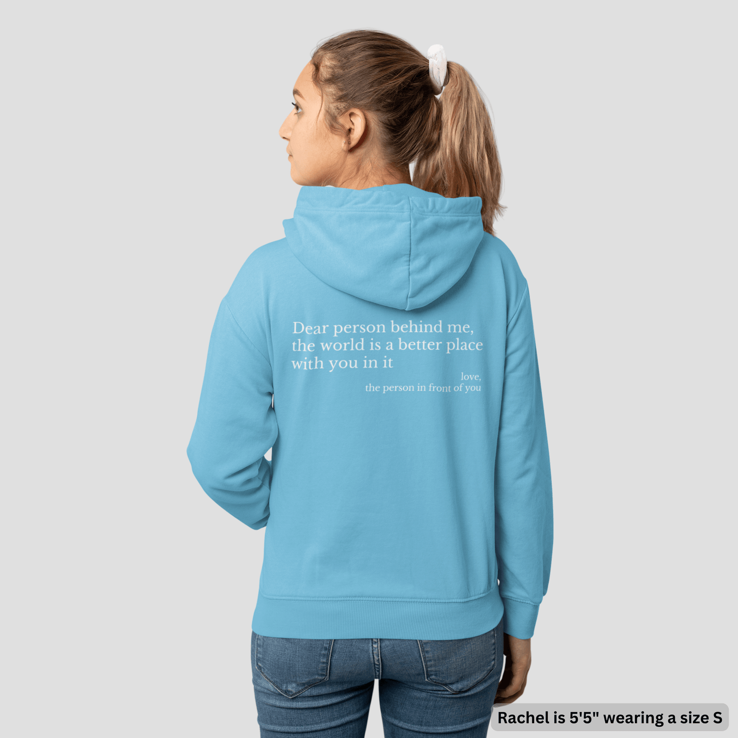 Dear Person Behind Me Message Hoodie – Unisex Fit
